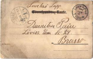 1901 Lajtabruck, Bruck an der Leitha; laktanya, főőrség / Brucker Militär Lager, Hauptwache / milita...