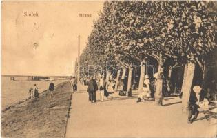 1913 Siófok, strand. Sámuel Adolf kiadása (EK)