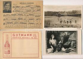 21 db RÉGI képeslap: városok és motívumok / 21 pre-1945 postcards: towns and motives