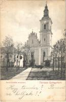 1909 Gyöngyös, Ferenc rendiek temploma. Bendl Károly kiadása (fl)