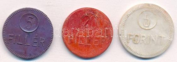 DN 5f "Baromfi Ipar" műanyag bárca + 20f "Baromfi Ipar" műanyag bárca + 5Ft &quo...