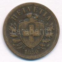 Svájc 1850A 2r Br T:2-
Switzerland 1850A 2 Rappen Br C:VF
Krause KM#4.1