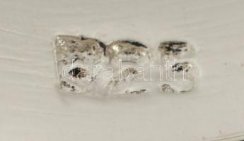 Ezüst(Ag) háromköves gyűrű, jelzett, méret: 54, bruttó: 5 g