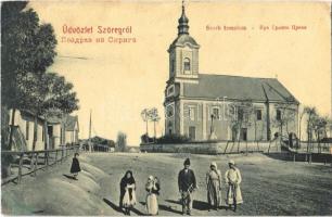 1911 Szőreg (Szeged), Szerb ortodox templom. W. L. 6030. Schwitzer Jakab kiadása (r)