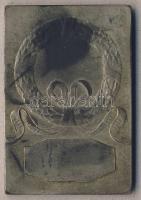 DN Szögletes labdarúgó Br plakett. Szign. L.Berán T:2