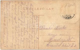 1923 Jászberény, Izraelita templom, zsinagóga. Novotha Andor kiadása (Rb)