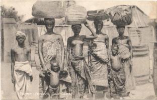 Women porters, Gold coast, African folklore