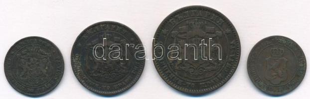 Bulgária 1881. 2s Br + 5s Br + 10s Br + 1901. 2s Br T:2-
Bulgaria 1881. 2 Stotinki Br + 5 Stotinki ...