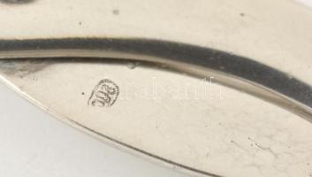 Ezüst(Ag) szőlőmintás kis szüreti olló, jelzett, h: 10,5 cm, nettó: 39,1 g