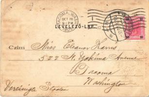 1905 Palást, Plástovce; Reuss hercegi kastély (Palásthy kastély). Kanyó Antal kiadása / castle (EK)