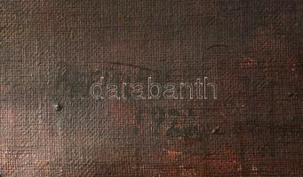 Bertalan jelzéssel: Ülő női akt. Olaj, vászon (hibás), 123×95 cm