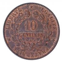 Franciaország 1897A 10c Br T:1-
France 1897A 10 Centimes Br C:AU
Krause KM#815.1