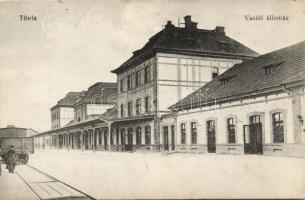 Tövis, vasútállomás, Teius, Railway Station