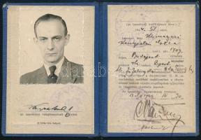 1944 Egyenruha és rangjelzés viselésére jogosító fényképes igazolvány