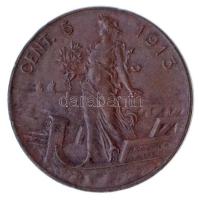 Olaszország 1913R 5c Cu "III. Viktor Emánuel" "D" után van pont T:1- kis ph.
It...