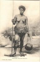 Popinée, New Caledonia, (Nouvelle Calédonie) / native folklore, nude (EK)