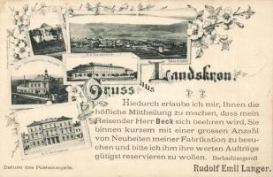 Landskron with tobacco- and heavy-ware -factory