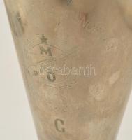 Nagy méretű serleg. Magyarország legjobb egysége 1975-77. 40 cm