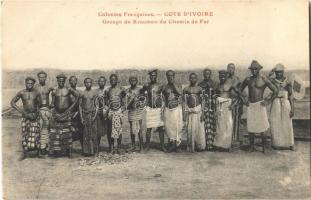Cote dIvoire, Ivory Coast; Groupe de Kroomen du Chemin de Fer / Railway Kroomen Group (fl)