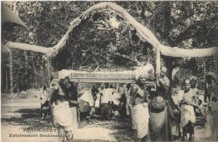 Puducherry, Pondichéry; Enterrement Brahmanique / Brahmanic burial