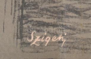 MHK ismétlőpróbák plakát. Szigeti jelzéssel. Hajtva. 48x70 cm