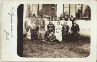 1902 Székesfehérvár, csoportkép. photo (EB)