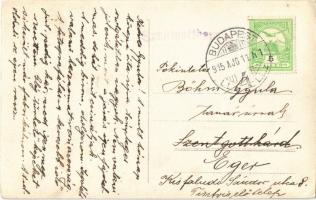 1915 Budapest XI. Villányi út 12. ház udvara. photo  (EK)