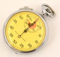 15 darabos régi stopper óra gyűjtemény. Mechanikus szerkezettel, kettő kisebb hibával