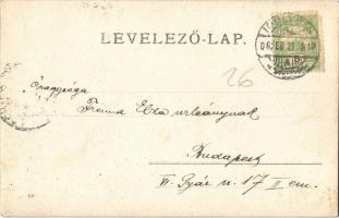 1906 Ipolyság, Sahy; úri lakás belső / gentry house interior. photo (EK)