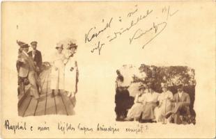 1917 Eperjes, Presov; kirándulók / tourists. photo