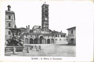 Roma, Rome; S. Maria in Cosmedin / square, basilica (EK)