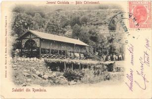 1904 Calimanesti, Baile, Isvorul Caciulata / spring. TCV card (EM)