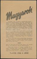 1944 Magyarok tőletek függ a jövő! - szövetségesek által kiadott, németellenes röplap