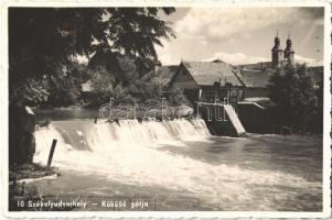 1942 Székelyudvarhely, Odorheiu Secuiesc; Küküllő gátja / Tarnava river dam (EK)