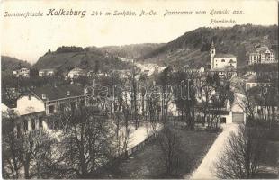 Kalksburg, Panorama vom Konvikt aus Pfarrkirche