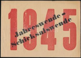 1945 Német nyelvű szovjet röplap a német katonákhoz