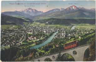 Innsbruck, Hungenburgbahn gegen Süden / funicular railway (fa)