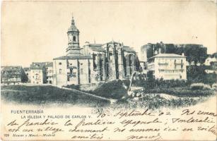 Hondarribia, Fuenterrabía; La Iglesia y Palacio de Carlos V / church and palace (EK)