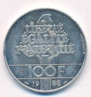 Franciaország 1988. 100Fr Ag "Testvériség" T:2 ph.
France 1988. 100 Francs Ag "Frate...