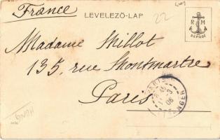 1906 Székely leány, erdélyi folklór / Transylvanian folklore, Székely girl in traditional costume. T...