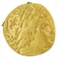 Makedónia Kr. e. ~359-317. Sztatér Au II. Philipposz típus (8,33g) T:3 két fülnyöm Macedon ~359-317. BC Stater Au Philip II type (8,33g) C:F two ear marks