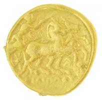 Makedónia Kr. e. ~359-317. Sztatér Au "II. Philipposz típus" (8,33g) T:3 két fülnyöm
Mace...