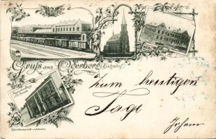 1896 Oderberg with railway-station (EK)