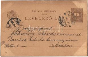 3 db Ezredéves Kiállítás művészlap barna 2 Kr Ga. díjjegyes lap / 3 Hungarian Millennium Exposition ...