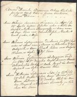 cca 1800-1887 3 db egyházi vonatkozású levél