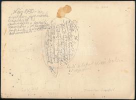 cca 1930-1940 Cséplés, Tiszavölgyi József jelzetlen fotója, hátoldalon feliratozva, 17×23 cm