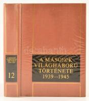 A második világháború története. 1939-1945. 1-12. köt. Bp.,1976-1984, Zrínyi. Kiadói aranyozott egés...