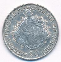 1847B 20kr Ag "V. Ferdinánd" (6,63g) T:2
Hungary 1847B 20 Kreuzer Ag "Ferdinand V&qu...