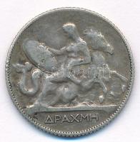 Görögország 1911. 1D Ag "I. György" T:2,2-
Greece 1911. 1 Drachma Ag "George I"...