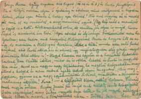 1940 Timár László zsidó 229/89. KMSZ (közérdekű munkaszolgálatos) levele feleségének Timár Lászlónén...